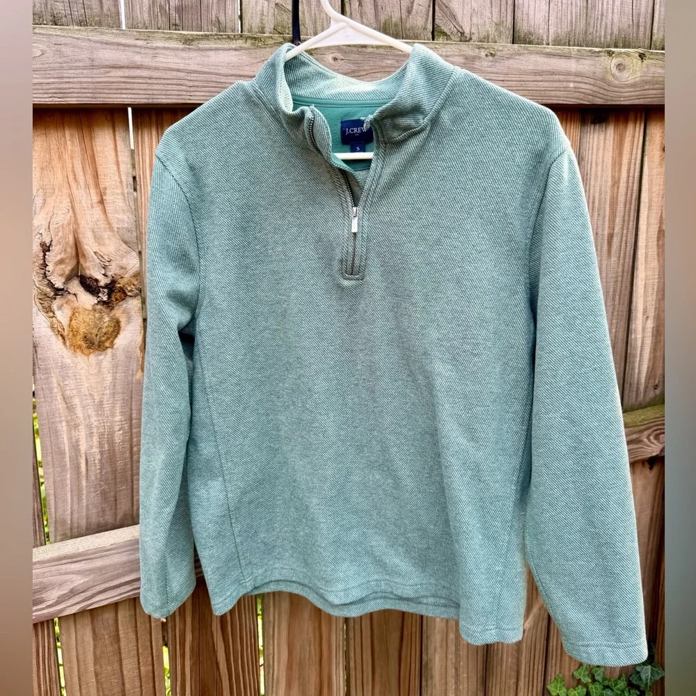 J. Crew Men's Sage quarter-zip